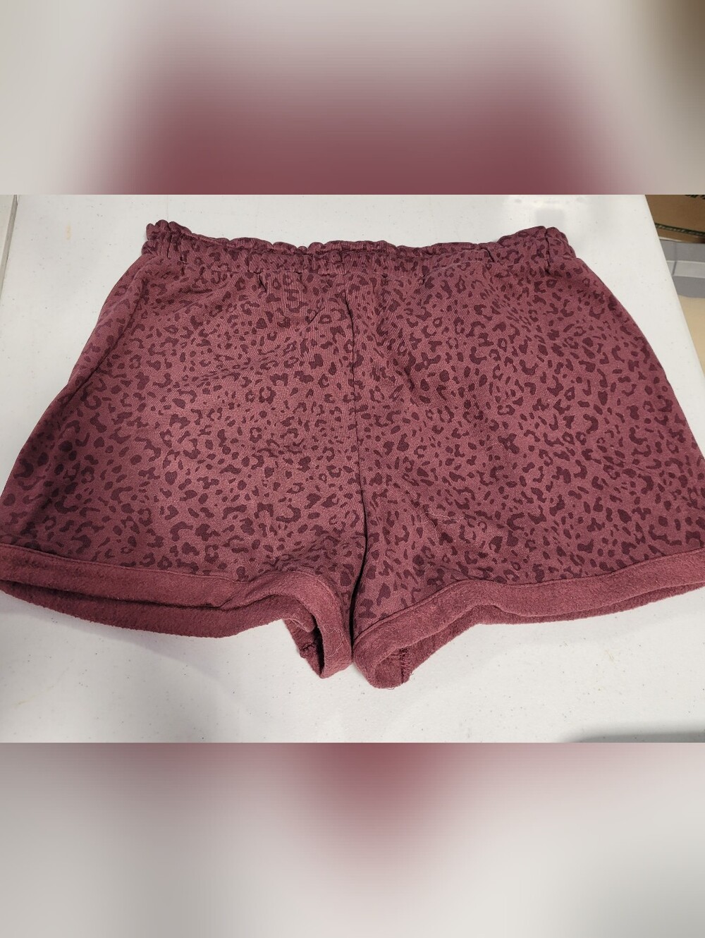 Pink Rose Cozy Mauve Lounge Shorts - Picture 3 of 3